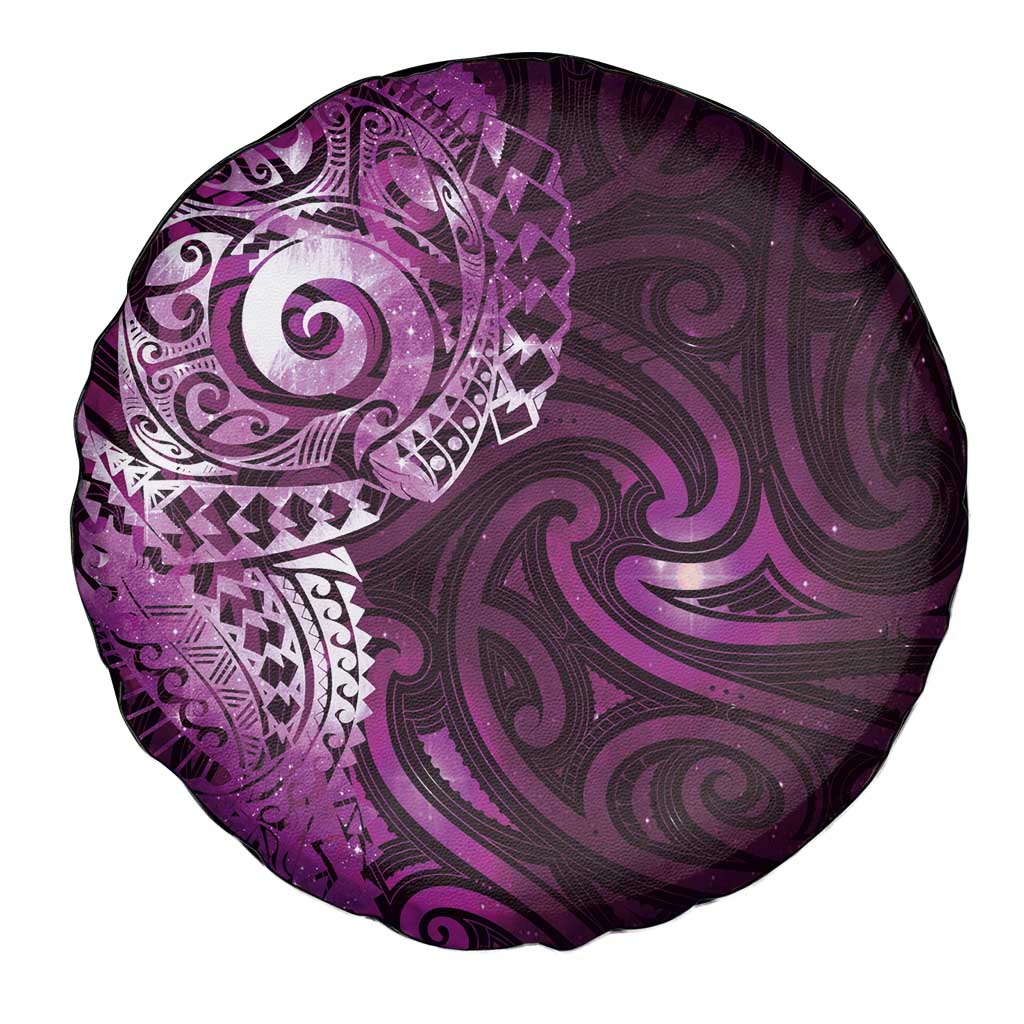 Matariki New Zealand Maori Koru Art Tattoo Spare Tire Cover New Year Galaxy Pink Sky Style LT03 - Polynesian Pride