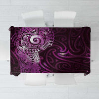 Matariki New Zealand Maori Koru Art Tattoo Tablecloth New Year Galaxy Pink Sky Style LT03 Pink - Polynesian Pride