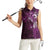 Matariki New Zealand Maori Koru Art Tattoo Women Sleeveless Polo Shirt New Year Galaxy Pink Sky Style