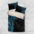 New Zealand Maori Koru Art Traditional Tattoo Bedding Set Paua Shell