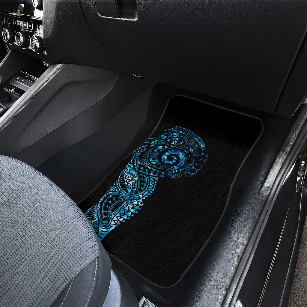 New Zealand Maori Koru Art Traditional Tattoo Car Mats Paua Shell LT03 - Polynesian Pride