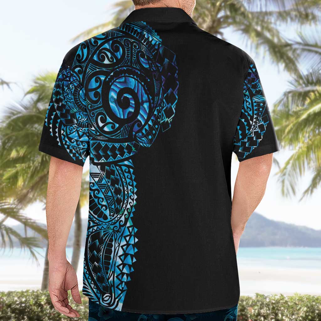 New Zealand Maori Koru Art Traditional Tattoo Hawaiian Shirt Paua Shell LT03 - Polynesian Pride