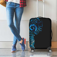 New Zealand Maori Koru Art Traditional Tattoo Luggage Cover Paua Shell LT03 - Polynesian Pride