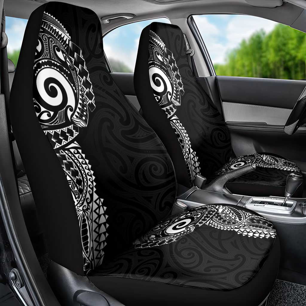 New Zealand Maori Koru Art Traditional Tattoo Car Seat Cover Simple Style LT03 - Polynesian Pride