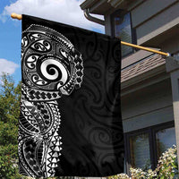 New Zealand Maori Koru Art Traditional Tattoo Garden Flag Simple Style LT03 - Polynesian Pride