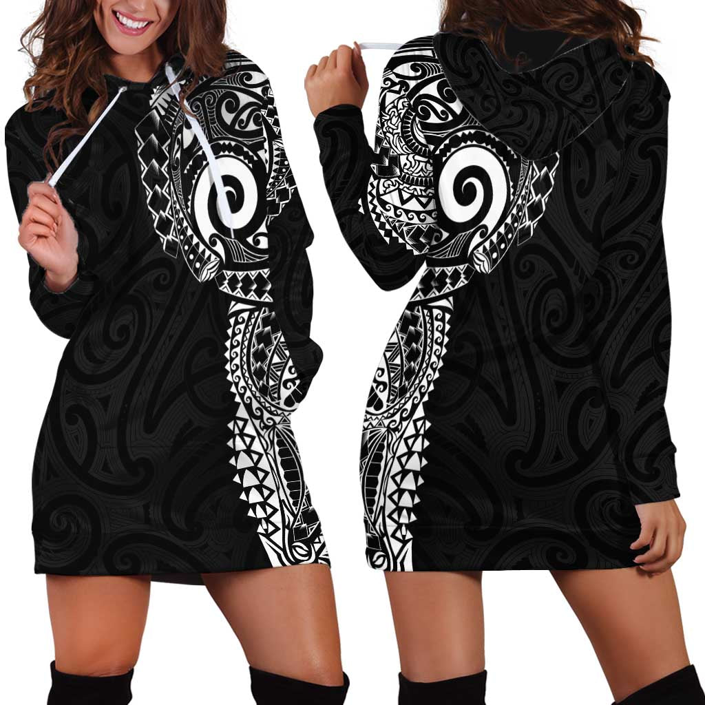 New Zealand Maori Koru Art Traditional Tattoo Hoodie Dress Simple Style LT03 - Polynesian Pride