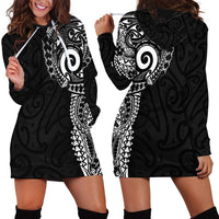 New Zealand Maori Koru Art Traditional Tattoo Hoodie Dress Simple Style LT03 - Polynesian Pride