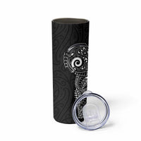 New Zealand Maori Koru Art Traditional Tattoo Skinny Tumbler Simple Style LT03 - Polynesian Pride