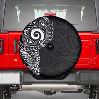 New Zealand Maori Koru Art Traditional Tattoo Spare Tire Cover Simple Style LT03 - Polynesian Pride
