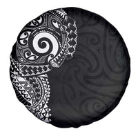 New Zealand Maori Koru Art Traditional Tattoo Spare Tire Cover Simple Style LT03 - Polynesian Pride