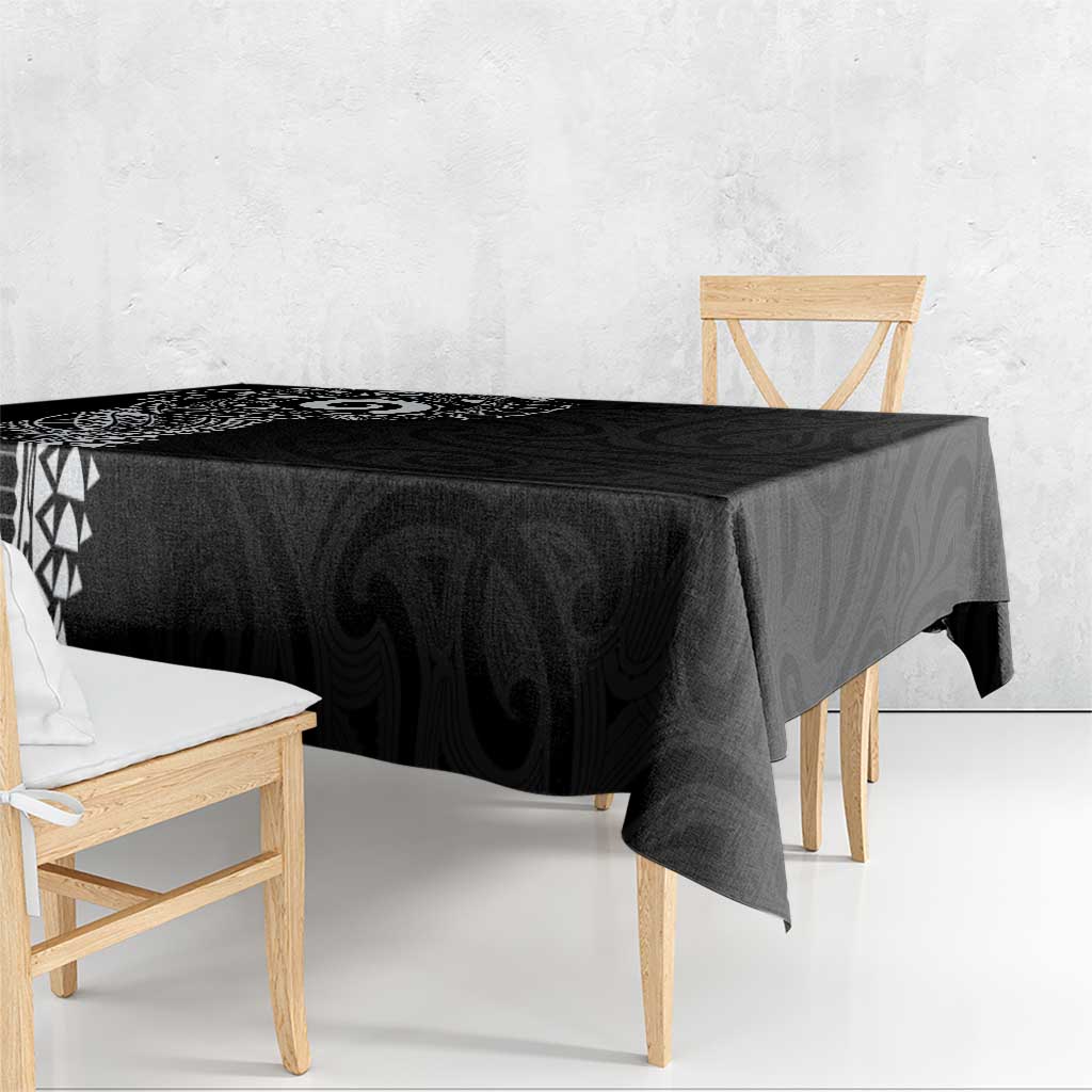 New Zealand Maori Koru Art Traditional Tattoo Tablecloth Simple Style
