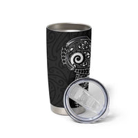 New Zealand Maori Koru Art Traditional Tattoo Tumbler Cup Simple Style LT03 - Polynesian Pride