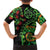 New Zealand Koru Plants and Pohutukawa Hawaiian Shirt Maori Tattoo Pattern