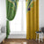 Cook Islands Language Week Window Curtain Tatau Pattern and Rarotongan Alphabet - Polynesian Pride