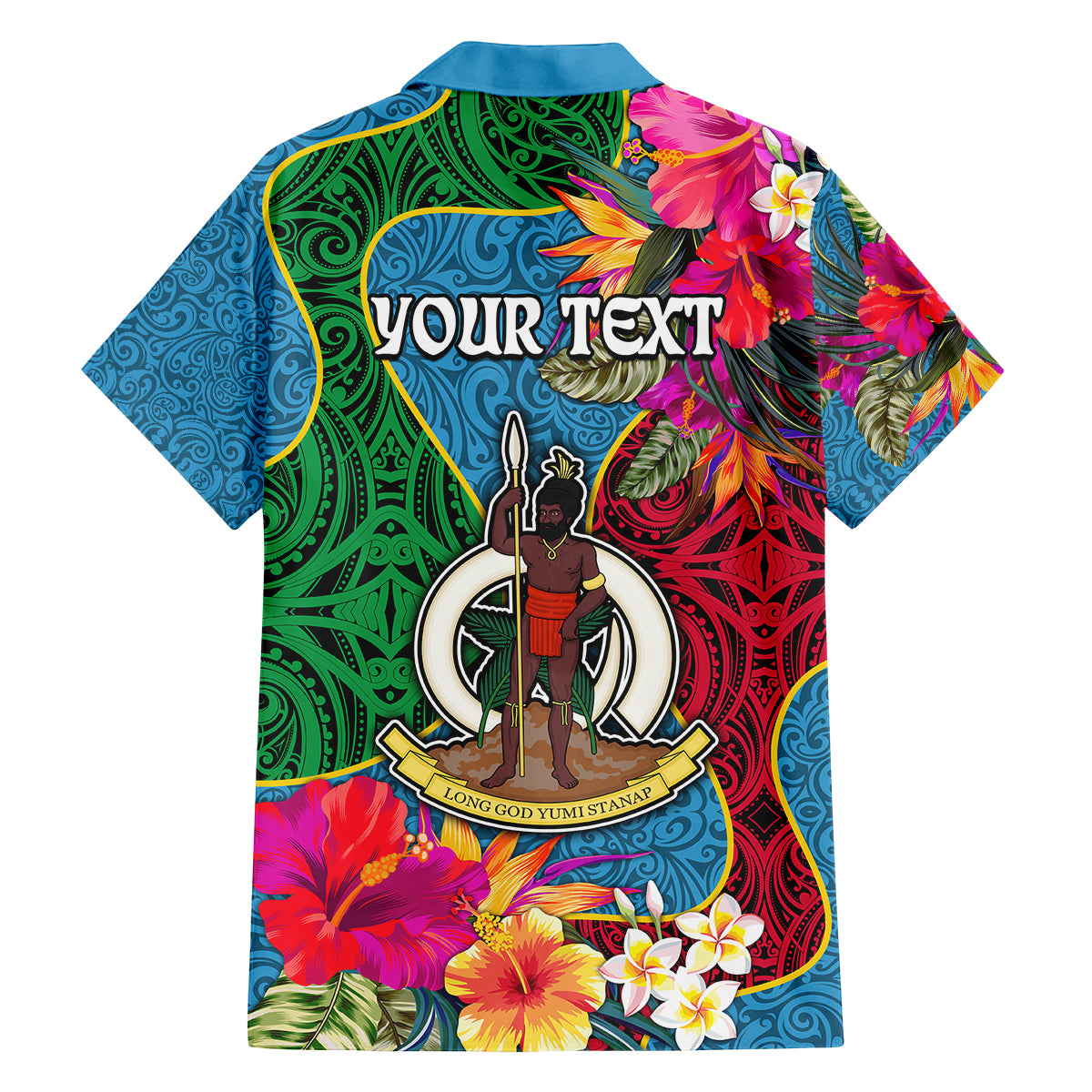 Personalised Sanma Day Family Matching Off Shoulder Long Sleeve Dress and Hawaiian Shirt Proud To Be A Ni-Van Beauty Pacific Flower LT03 - Polynesian Pride