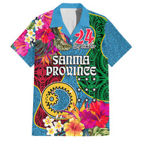 Personalised Sanma Day Family Matching Tank Maxi Dress and Hawaiian Shirt Proud To Be A Ni-Van Beauty Pacific Flower LT03 - Polynesian Pride