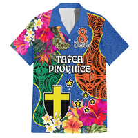 Personalised Tafea Day Kid Hawaiian Shirt Proud To Be A Ni-Van Beauty Pacific Flower LT03 Kid Blue - Polynesian Pride
