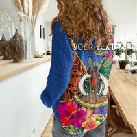 Personalised Tafea Day Women Casual Shirt Proud To Be A Ni-Van Beauty Pacific Flower LT03 - Polynesian Pride