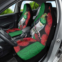 New Zealand Kereru And Pohutukawa Car Seat Cover Maori Tribal Tattoo LT03 - Polynesian Pride