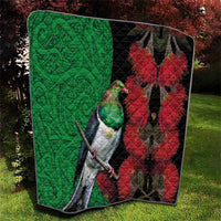 New Zealand Kereru And Pohutukawa Quilt Maori Tribal Tattoo LT03 - Polynesian Pride