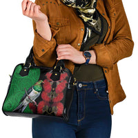 New Zealand Kereru And Pohutukawa Shoulder Handbag Maori Tribal Tattoo LT03 - Polynesian Pride