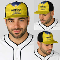 Niue Rugby Baseball Net Cap Six Eight Three to The World - Hiapo Tribal Motif