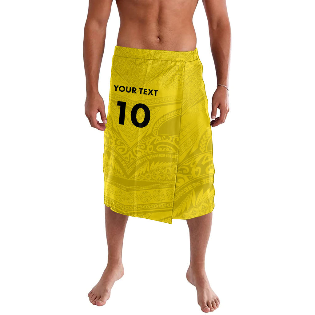 Niue Rugby Custom Lavalava Six Eight Three to The World - Hiapo Tribal Motif LT03 Multicolor - Polynesian Pride