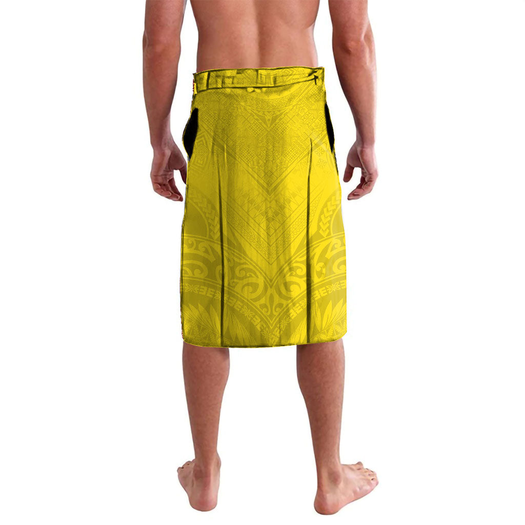 Niue Rugby Custom Lavalava Six Eight Three to The World - Hiapo Tribal Motif LT03 - Polynesian Pride