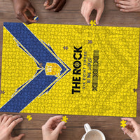 Niue Rugby Puzzle Six Eight Three to The World - Hiapo Tribal Motif LT03 - Polynesian Pride