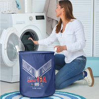 Samoa Rugby Laundry Basket Six Eight Five to The World - Pacific Motif