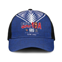 Samoa Rugby Baseball Net Cap Six Eight Five to The World - Pacific Motif