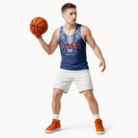 Samoa Rugby Custom Basketball Jersey Six Eight Five to The World - Pacific Motif