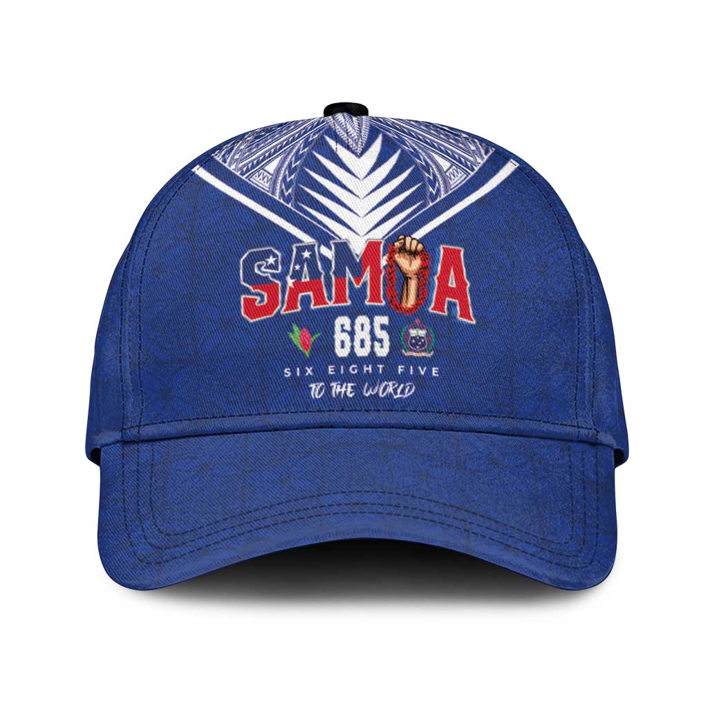 Samoa Rugby Classic Cap Six Eight Five to The World - Pacific Motif