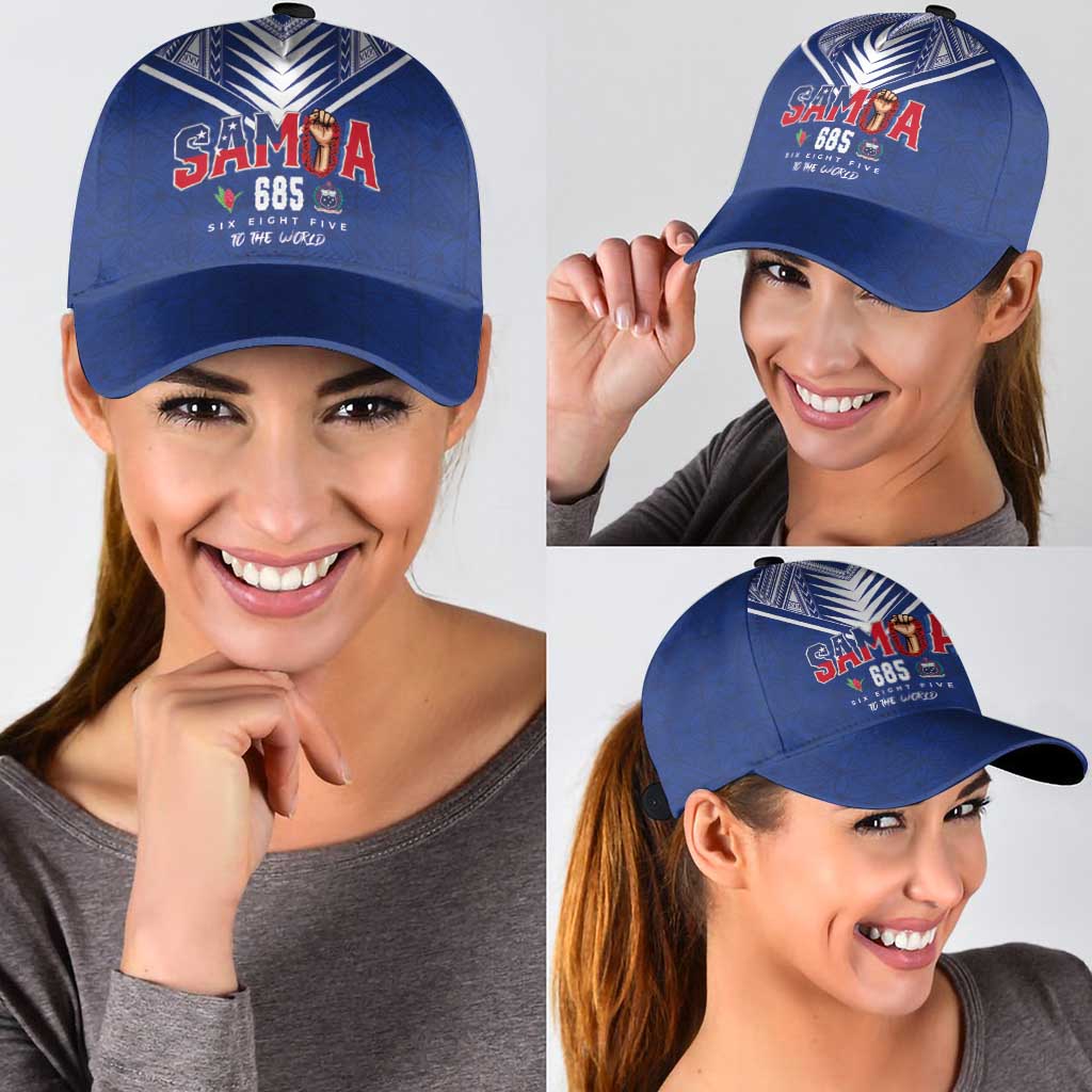 Samoa Rugby Classic Cap Six Eight Five to The World - Pacific Motif
