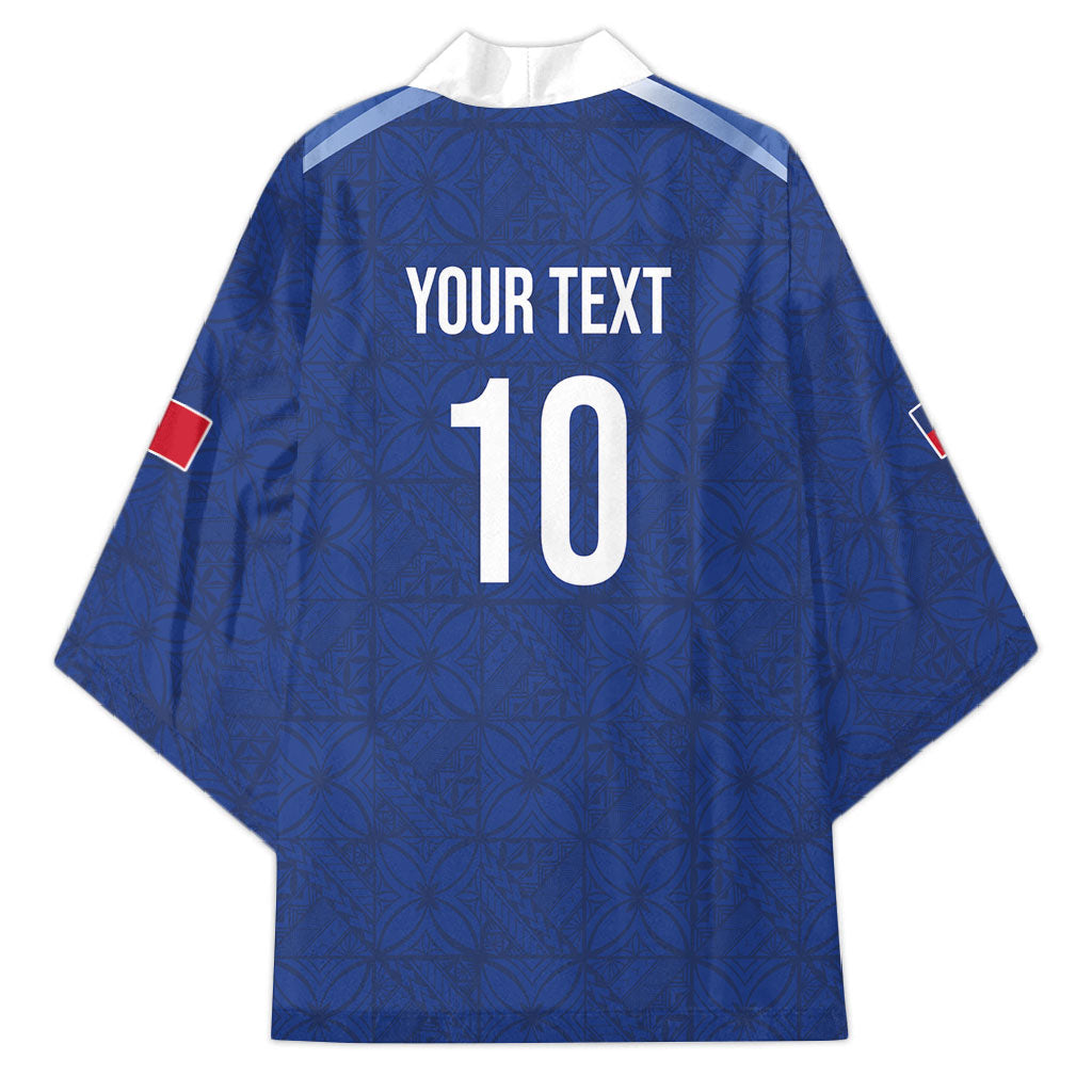 Samoa Rugby Custom Kimono Six Eight Five to The World - Pacific Motif