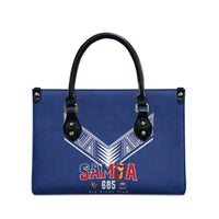 Samoa Rugby Leather Bag Six Eight Five to The World - Pacific Motif
