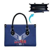 Samoa Rugby Leather Bag Six Eight Five to The World - Pacific Motif
