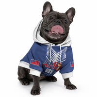Samoa Rugby Custom Pet Hoodie Six Eight Five to The World - Pacific Motif