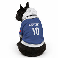 Samoa Rugby Custom Pet Hoodie Six Eight Five to The World - Pacific Motif