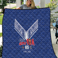 Samoa Rugby Quilt Six Eight Five to The World - Pacific Motif
