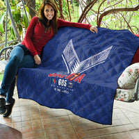 Samoa Rugby Quilt Six Eight Five to The World - Pacific Motif