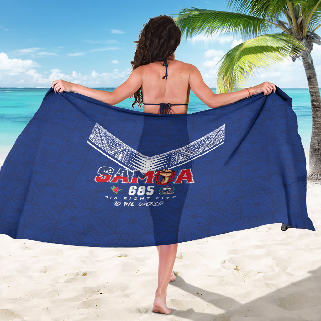 Samoa Rugby Sarong Six Eight Five to The World - Pacific Motif
