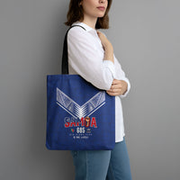 Samoa Rugby Tote Bag Six Eight Five to The World - Pacific Motif