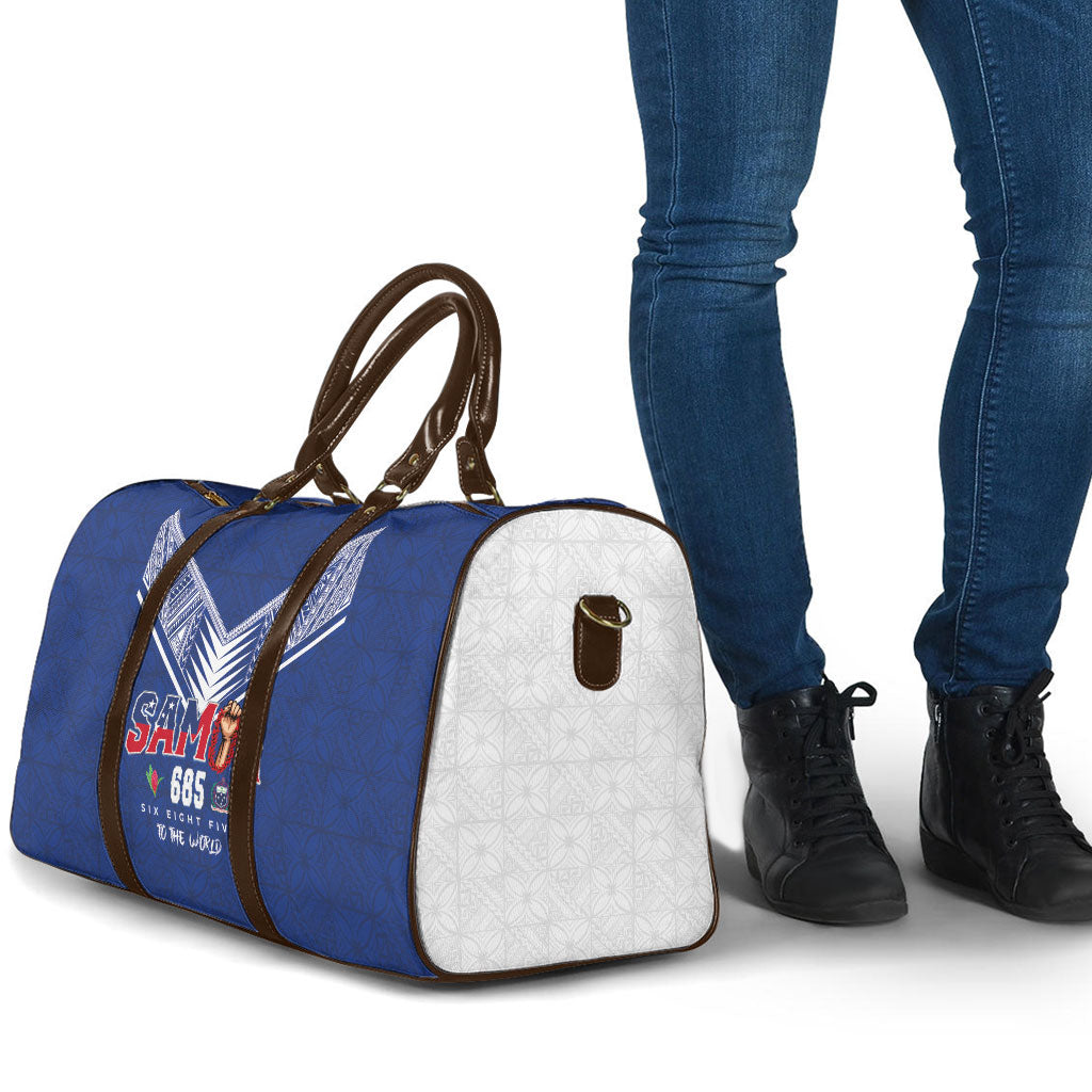 Samoa Rugby Travel Bag Six Eight Five to The World - Pacific Motif