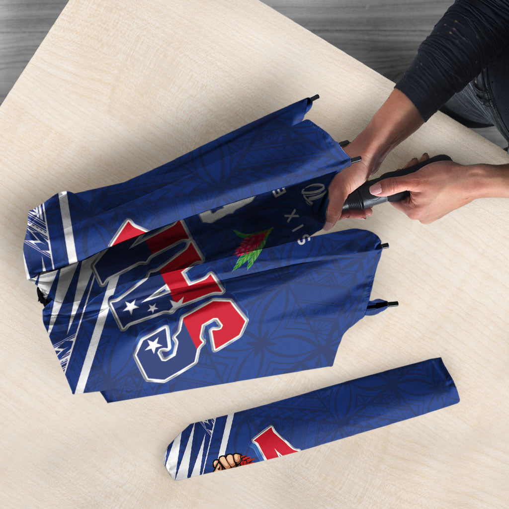 Samoa Rugby Umbrella Six Eight Five to The World - Pacific Motif
