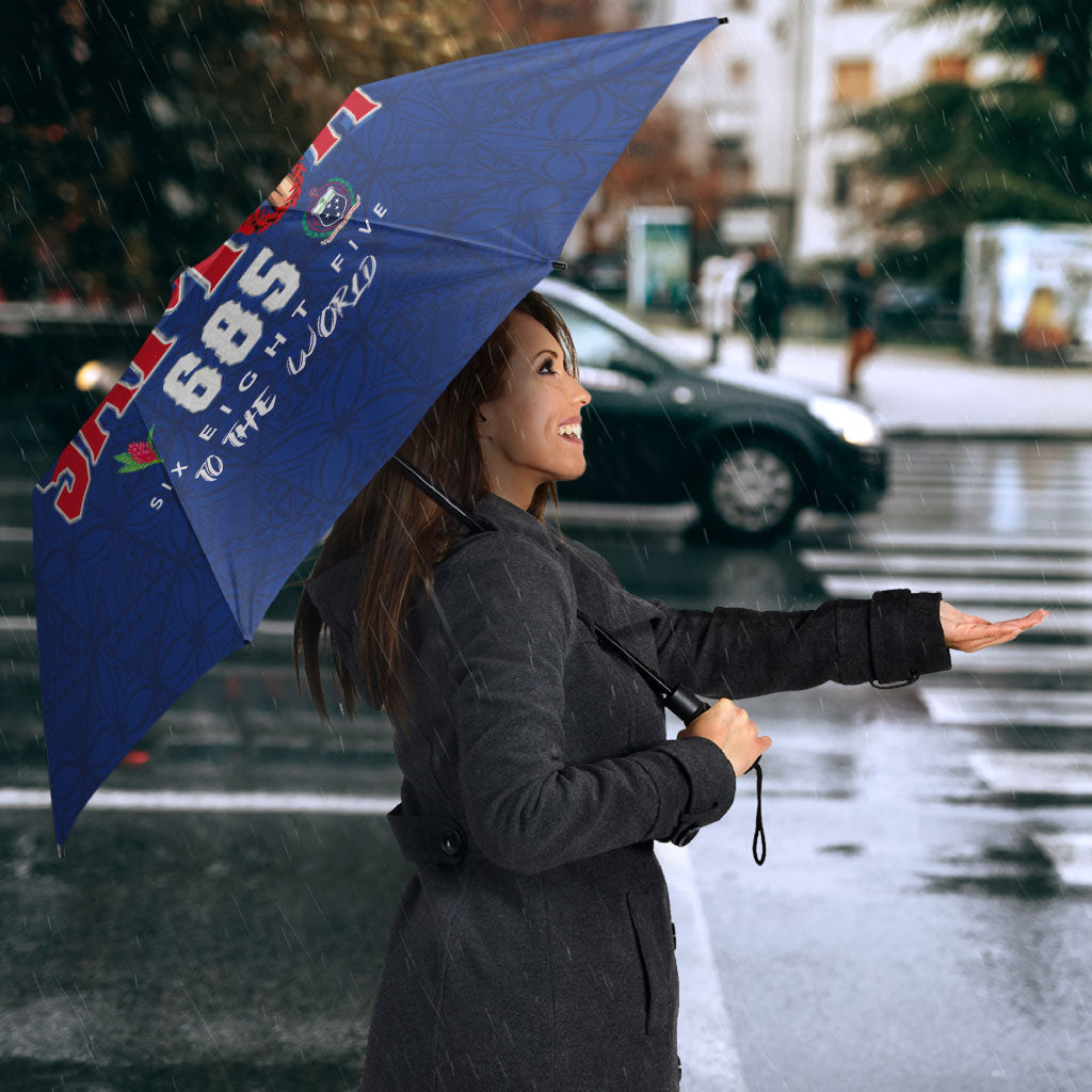 Samoa Rugby Umbrella Six Eight Five to The World - Pacific Motif