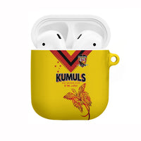 Papua New Guinea Rugby AirPods Case Six Seven Five to The World - Melanesian Pattern