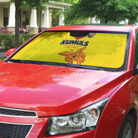 Papua New Guinea Rugby Auto Sun Shade Six Seven Five to The World - Melanesian Pattern