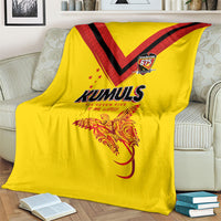 Papua New Guinea Rugby Blanket Six Seven Five to The World - Melanesian Pattern