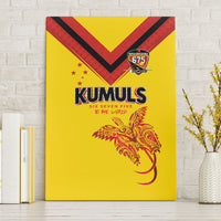 Papua New Guinea Rugby Canvas Wall Art Six Seven Five to The World - Melanesian Pattern